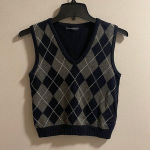 Brandy Melville plaid sweater vest